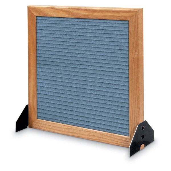 Indoor Enclosed Combo Board, 48"x36", Bronze Frame/Burgundy & Cobalt